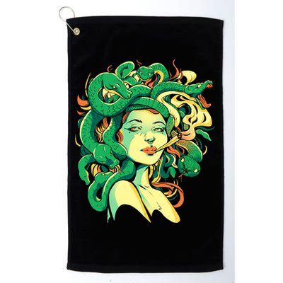 Medusa Marijuana Stoner Golf Towel