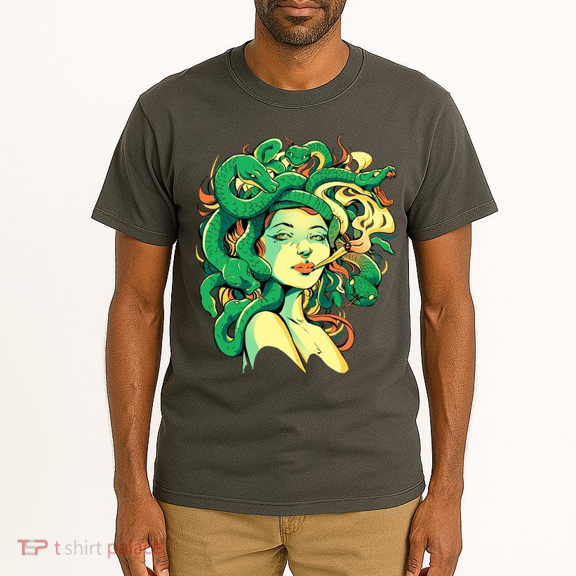 Medusa Marijuana Stoner Tall T-Shirt