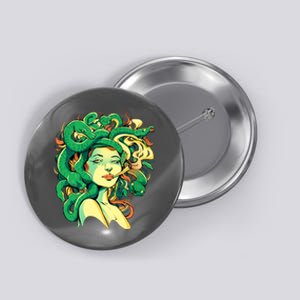 Medusa Marijuana Stoner Button