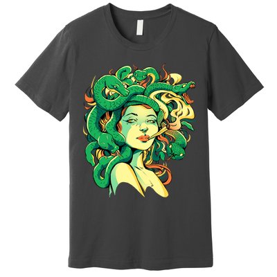 Medusa Marijuana Stoner Premium T-Shirt