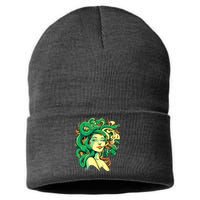 Medusa Marijuana Stoner Sustainable Knit Beanie
