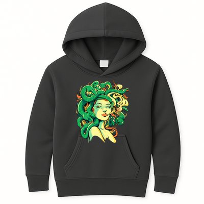 Medusa Marijuana Stoner Kids Hoodie