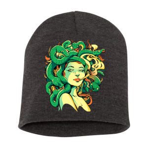 Medusa Marijuana Stoner Short Acrylic Beanie