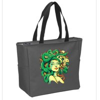 Medusa Marijuana Stoner Zip Tote Bag