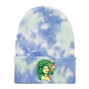 Medusa Marijuana Stoner Tie Dye 12in Knit Beanie