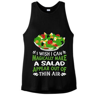 Magically Make Salads Appear Out Of Thin Air Salad Ladies PosiCharge Tri-Blend Wicking Tank