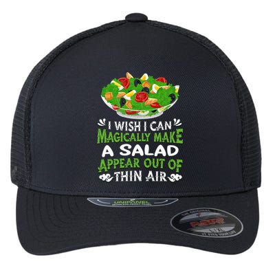 Magically Make Salads Appear Out Of Thin Air Salad Flexfit Unipanel Trucker Cap
