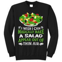 Magically Make Salads Appear Out Of Thin Air Salad Sweatshirt