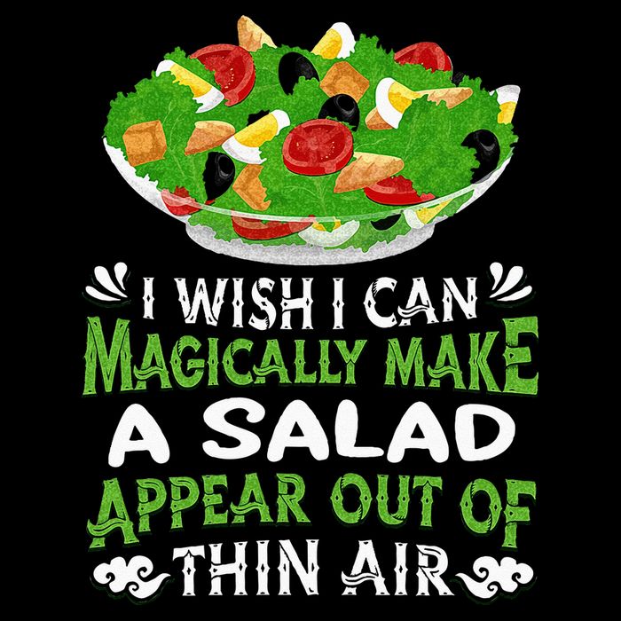 Magically Make Salads Appear Out Of Thin Air Salad 7-Panel Snapback Hat