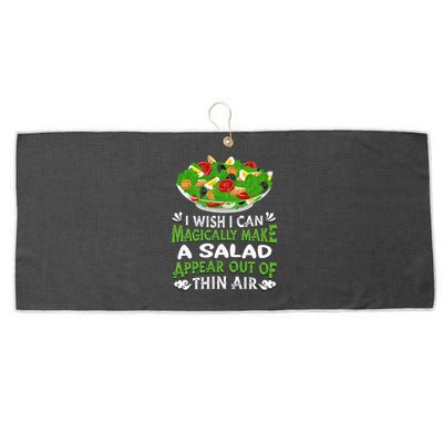 Magically Make Salads Appear Out Of Thin Air Salad Large Microfiber Waffle Golf Towel
