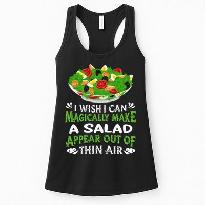 Magically Make Salads Appear Out Of Thin Air Salad Womens Tank Top
