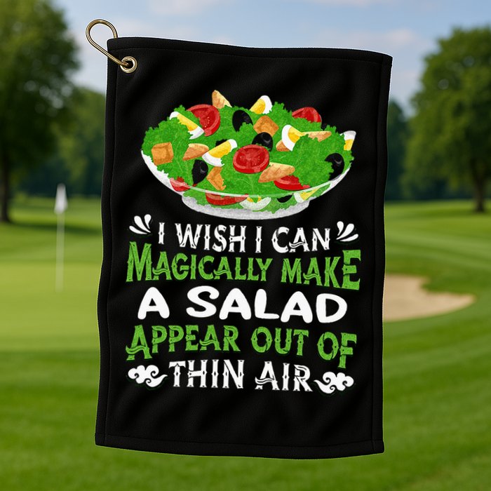 Magically Make Salads Appear Out Of Thin Air Salad Golf Towel