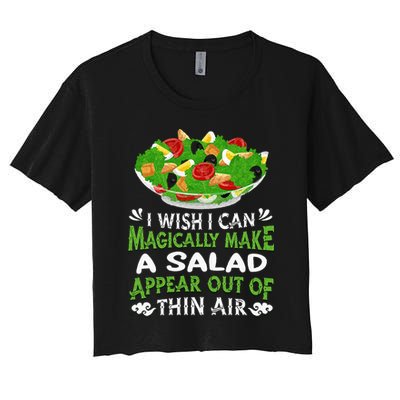 Magically Make Salads Appear Out Of Thin Air Salad Crop Top
