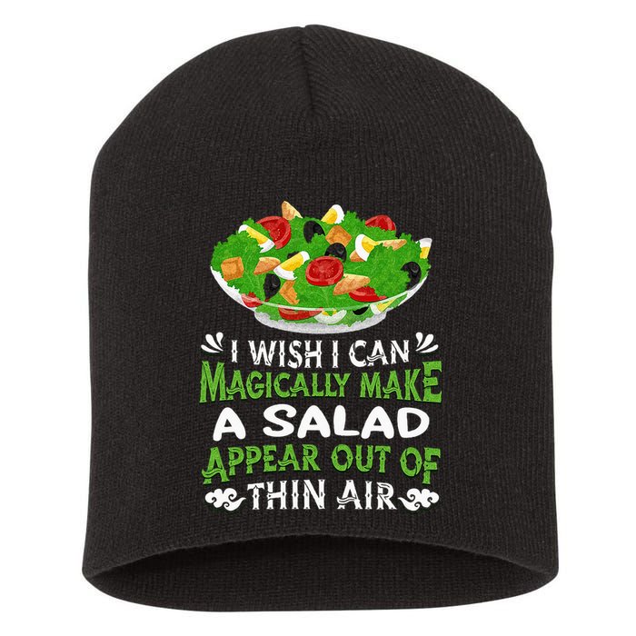 Magically Make Salads Appear Out Of Thin Air Salad Short Acrylic Beanie