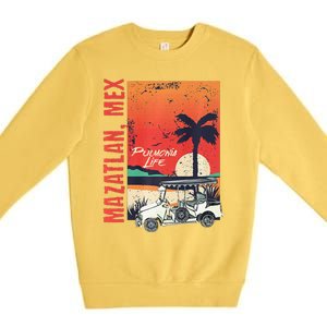 Mazatlan Mexico Sinaloa Pulmonia Vacation Cruise Souvenir Premium Crewneck Sweatshirt