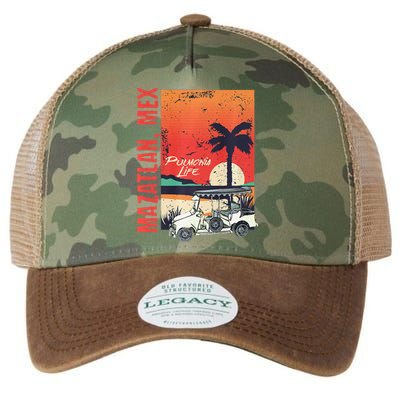 Mazatlan Mexico Sinaloa Pulmonia Vacation Cruise Souvenir Legacy Tie Dye Trucker Hat