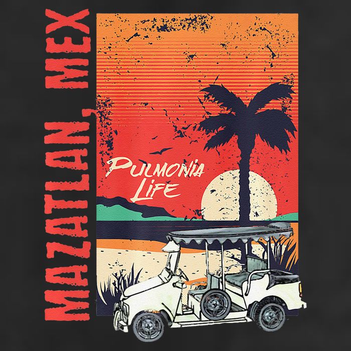 Mazatlan Mexico Sinaloa Pulmonia Vacation Cruise Souvenir 7 Panel Mesh Trucker Snapback Hat