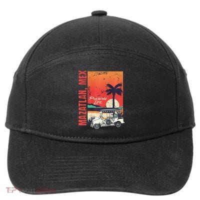 Mazatlan Mexico Sinaloa Pulmonia Vacation Cruise Souvenir 7-Panel Snapback Hat