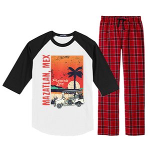 Mazatlan Mexico Sinaloa Pulmonia Vacation Cruise Souvenir Raglan Sleeve Pajama Set