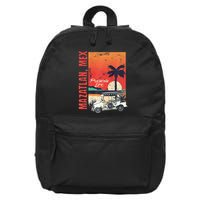 Mazatlan Mexico Sinaloa Pulmonia Vacation Cruise Souvenir 16 in Basic Backpack