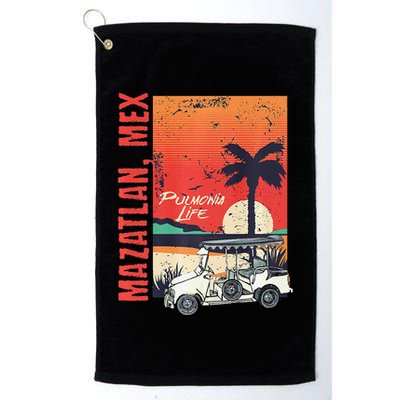 Mazatlan Mexico Sinaloa Pulmonia Vacation Cruise Souvenir Golf Towel