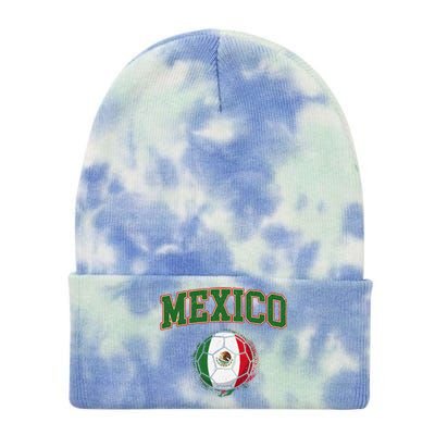 Mexico Mexican Soccer Tournament Game Tie Dye 12in Knit Beanie