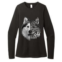 My Mom Said I am a Baby Alaskan Malamute Dog for mom Womens CVC Long Sleeve Shirt