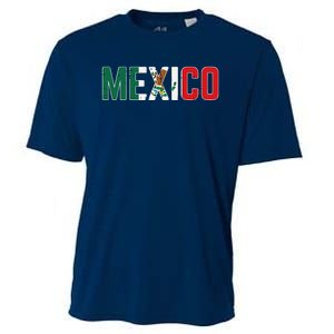 Mexico Mexican Soccer Fan Gift Cooling Performance Crew T-Shirt