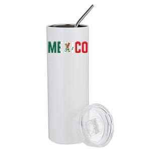 Mexico Mexican Soccer Fan Gift Stainless Steel Tumbler