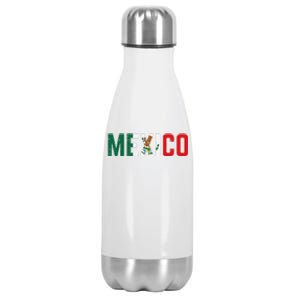 Mexico Mexican Soccer Fan Gift Stainless Steel Insulated Water Bottle