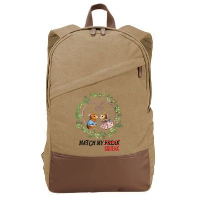 Match My Squeak Cotton Canvas Backpack