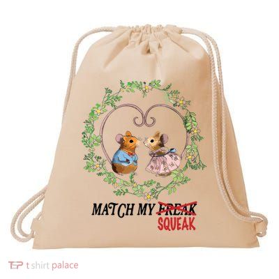 Match My Squeak Drawstring Bag