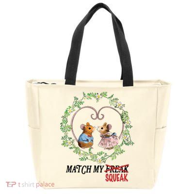 Match My Squeak Zip Tote Bag