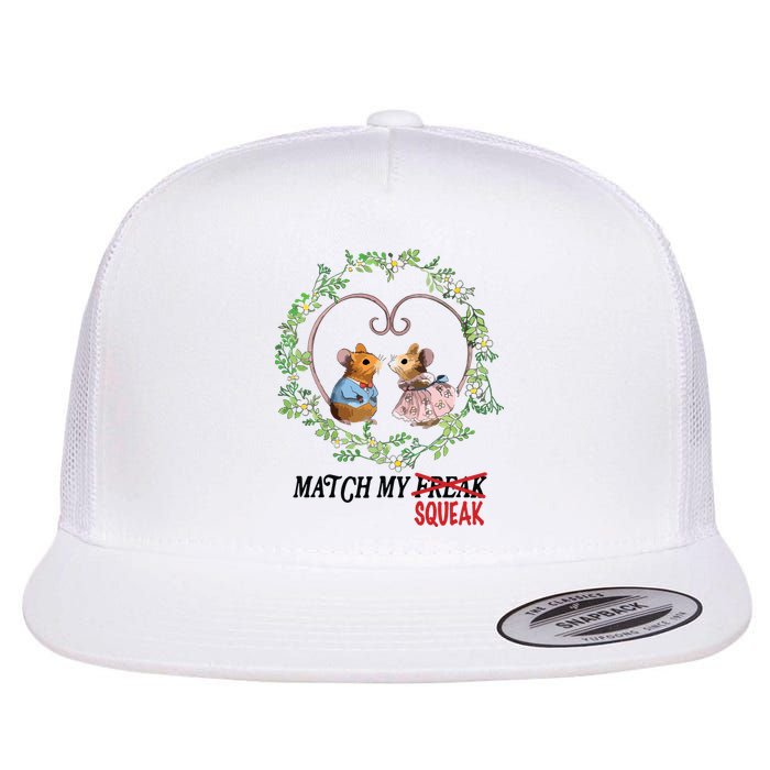 Match My Squeak Flat Bill Trucker Hat