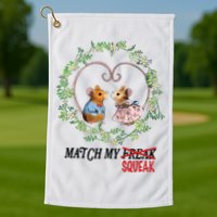 Match My Squeak Golf Towel