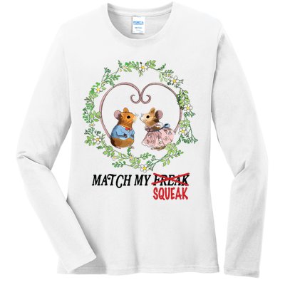 Match My Squeak Ladies Long Sleeve Shirt