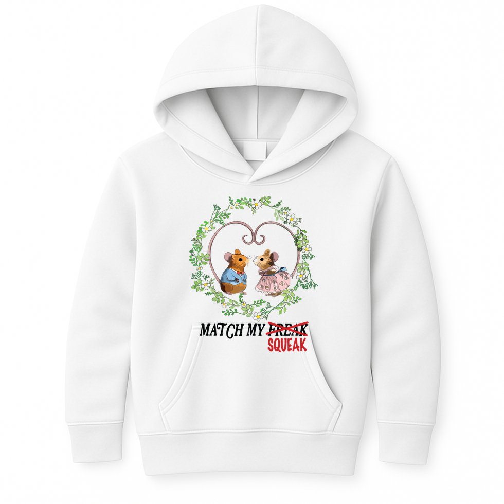 Match My Squeak Kids Hoodie