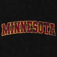 Minnesota Mn State Varsity Style Faded Design Ladies PosiCharge Tri-Blend Wicking Tank