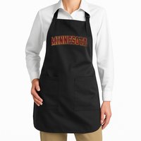 Minnesota Mn State Varsity Style Faded Design Apron
