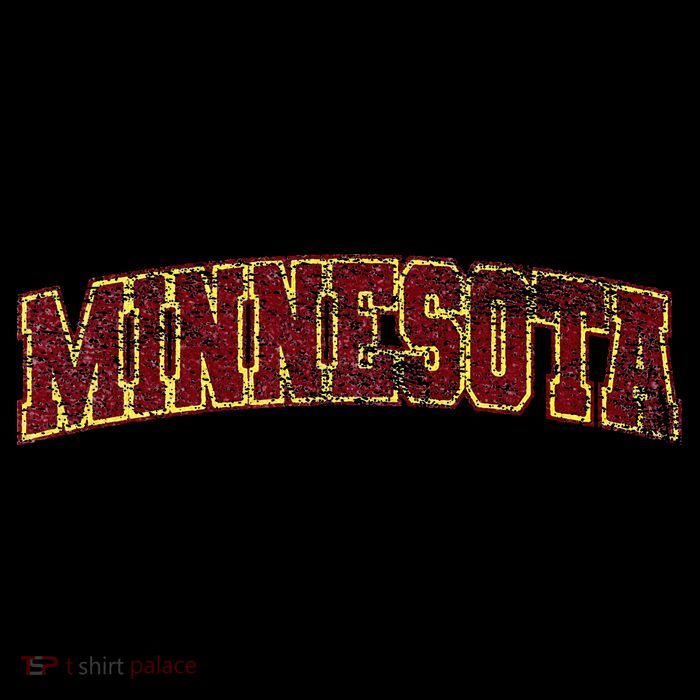 Minnesota Mn State Varsity Style Faded Design Flatbill Hat
