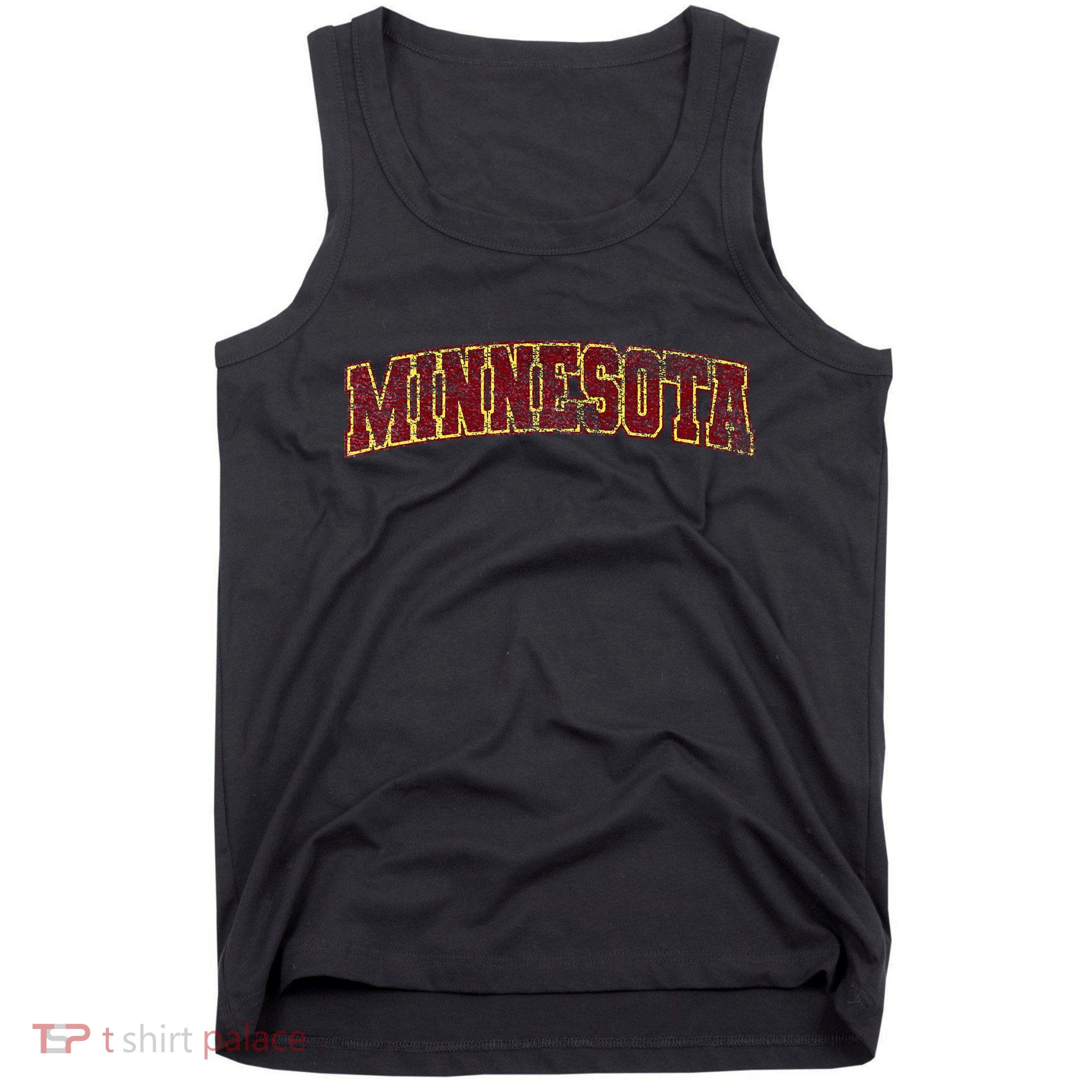 Minnesota Mn State Varsity Style Faded Design Tank Top