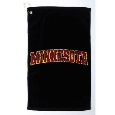 Minnesota Mn State Varsity Style Faded Design Golf Towel