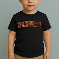 Minnesota Mn State Varsity Style Faded Design Toddler T-Shirt