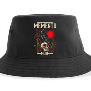 Memento Mori Stoicism Philosophy Stoic Philosopher Quote Sustainable Bucket Hat