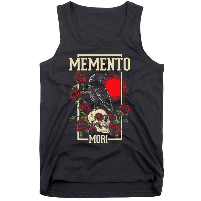 Memento Mori Stoicism Philosophy Stoic Philosopher Quote Tank Top