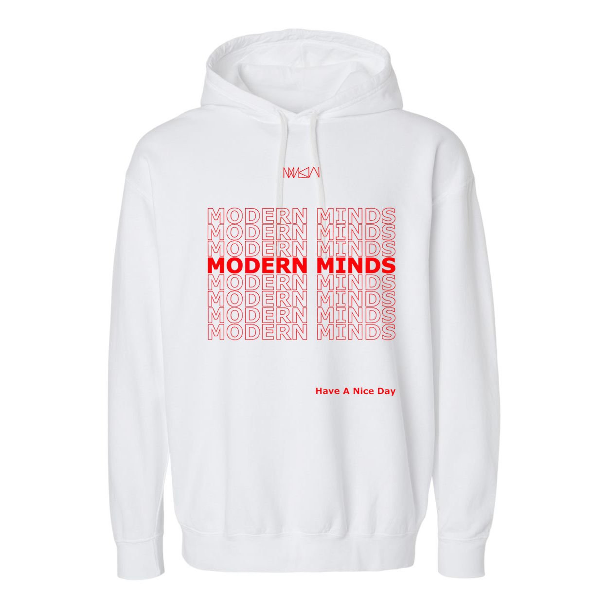 Modern Minds Street Wear  Garment-Dyed Fleece Hoodie