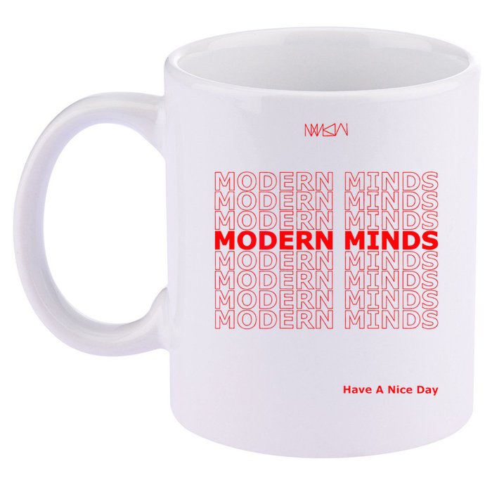 Modern Minds Street Wear  11oz C Handle Ceramic Mug