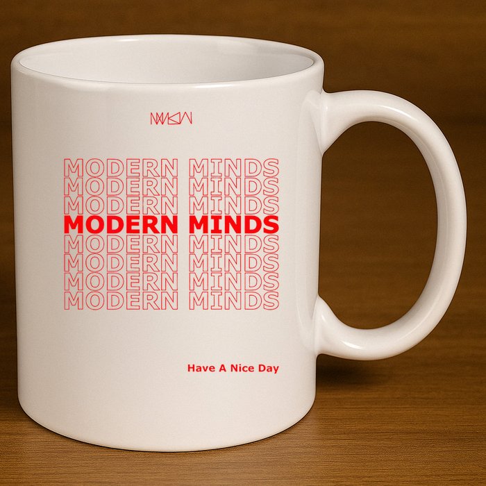 Modern Minds Street Wear  11oz C Handle Ceramic Mug