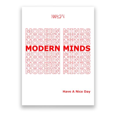 Modern Minds Street Wear  Poster