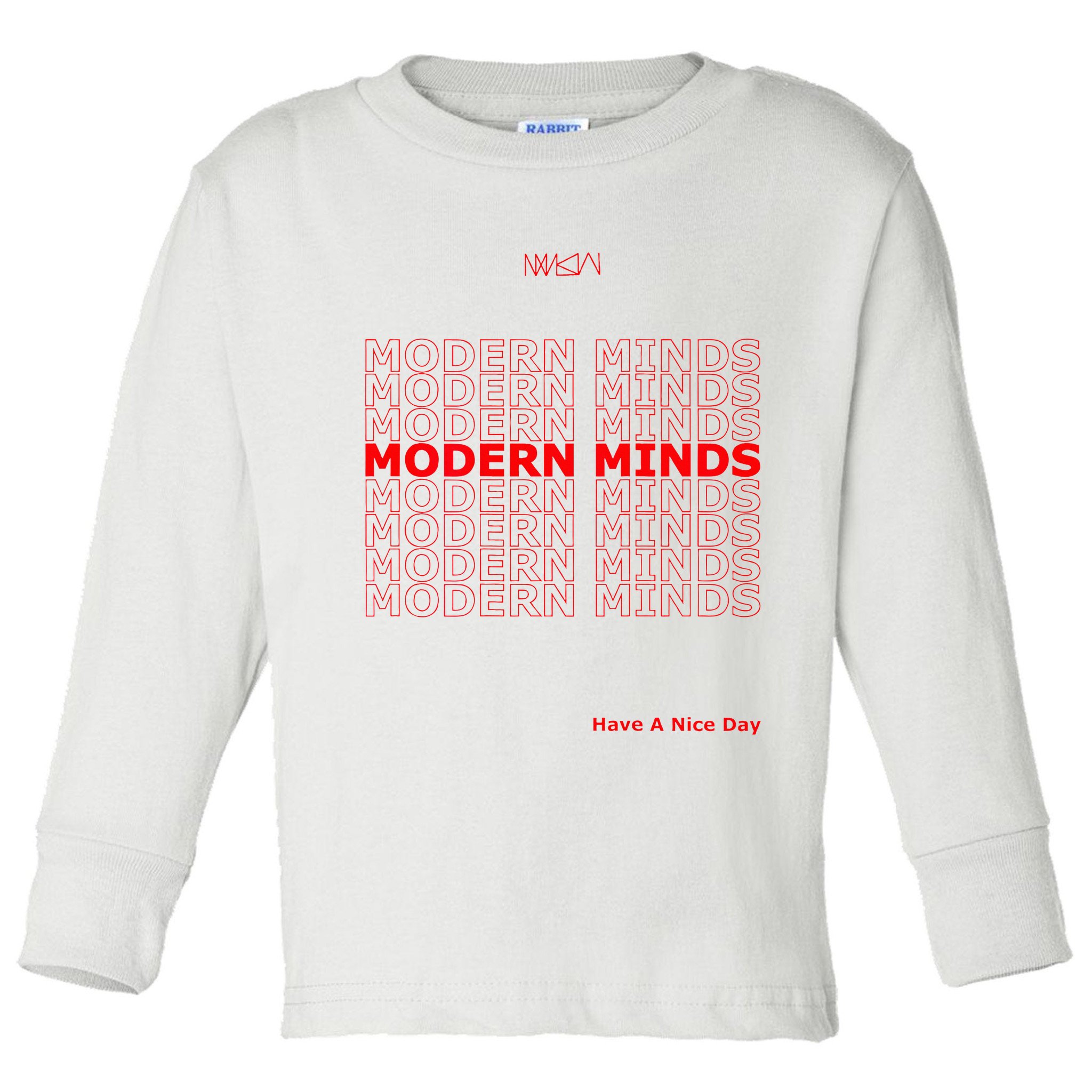 Modern Minds Street Wear  Toddler Long Sleeve Shirt